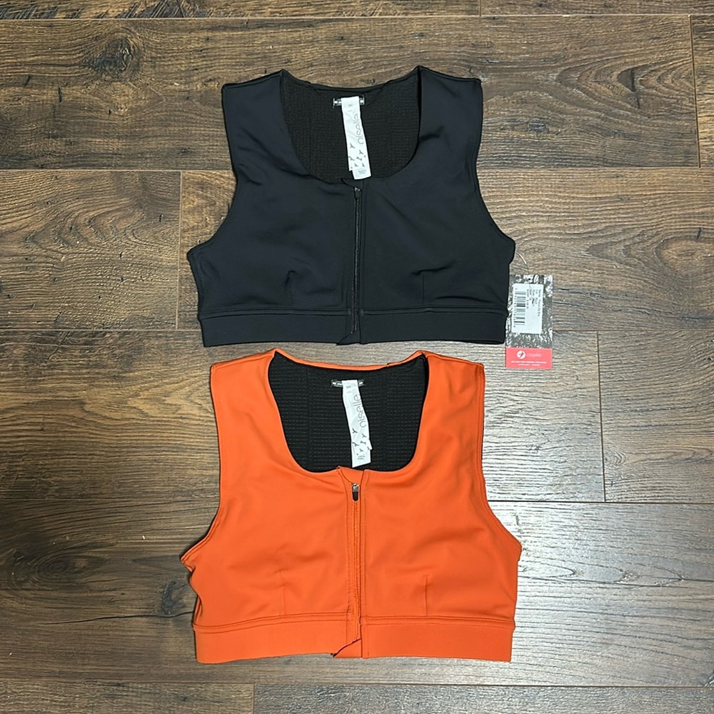 OISELLE FLYOUT ZIP BRA BUNDLE SIZE 8 NWT